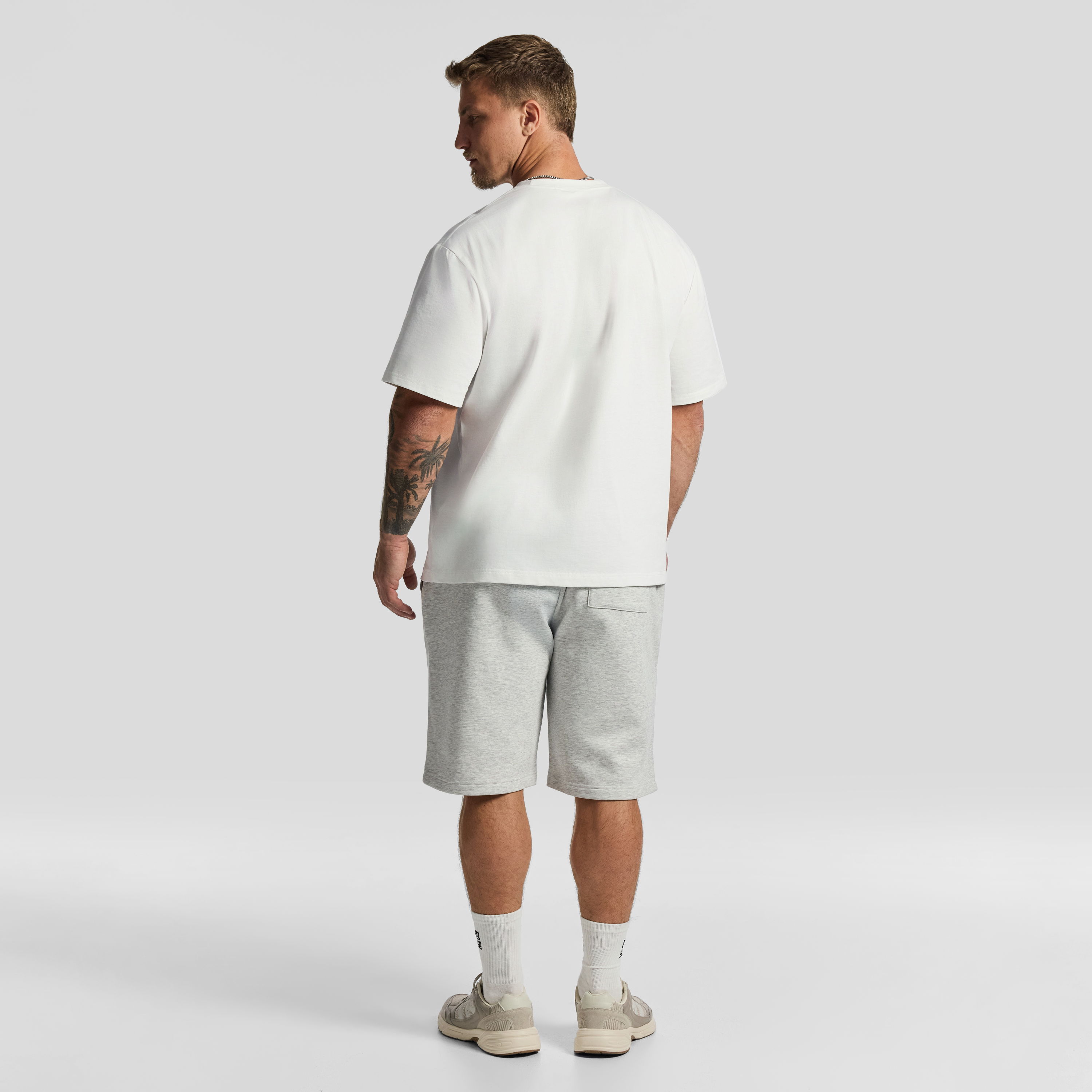 Ice Grey Sweat Short