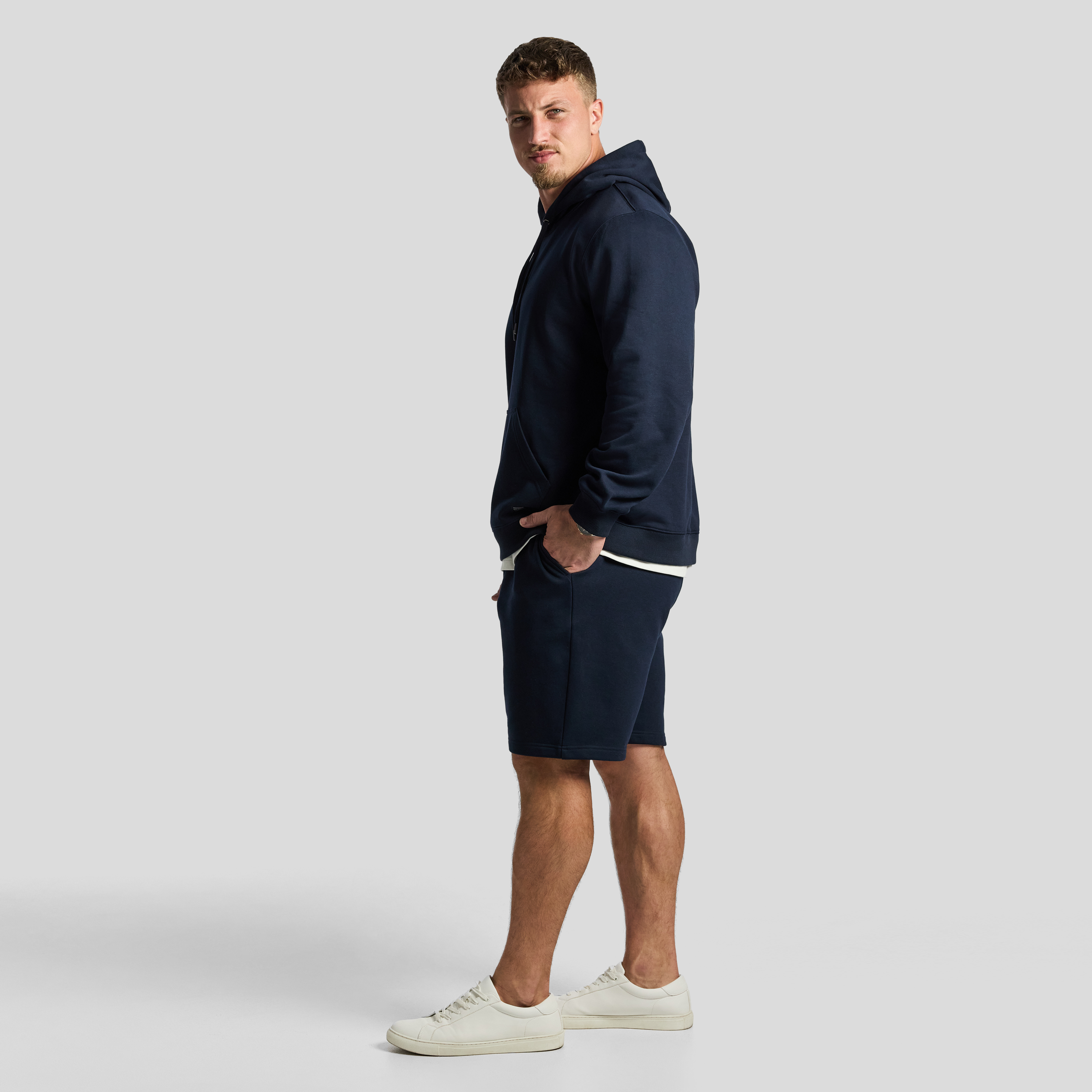 Navy Ace Sweat Short
