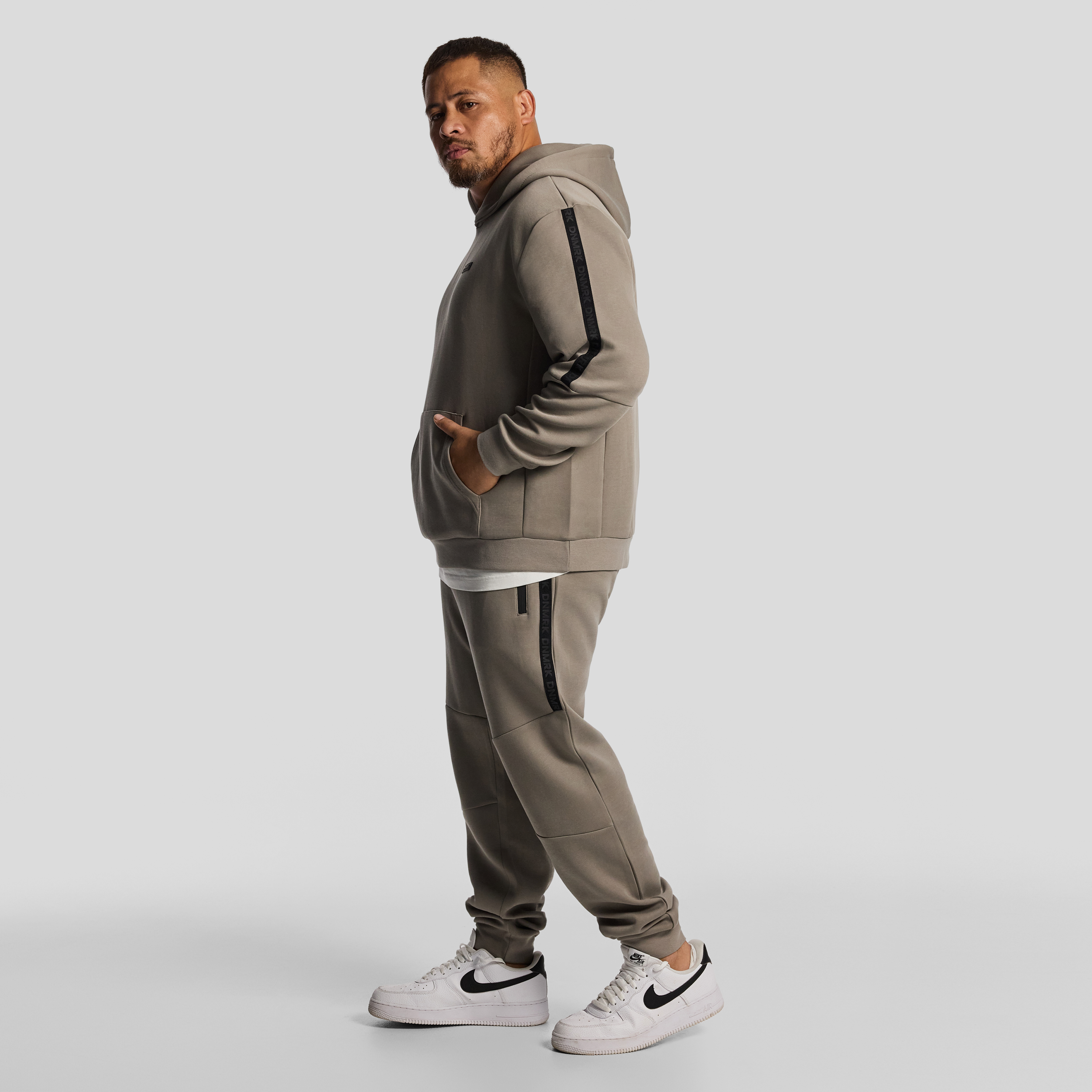 Light Brown Dnmrk Hooded Sweat