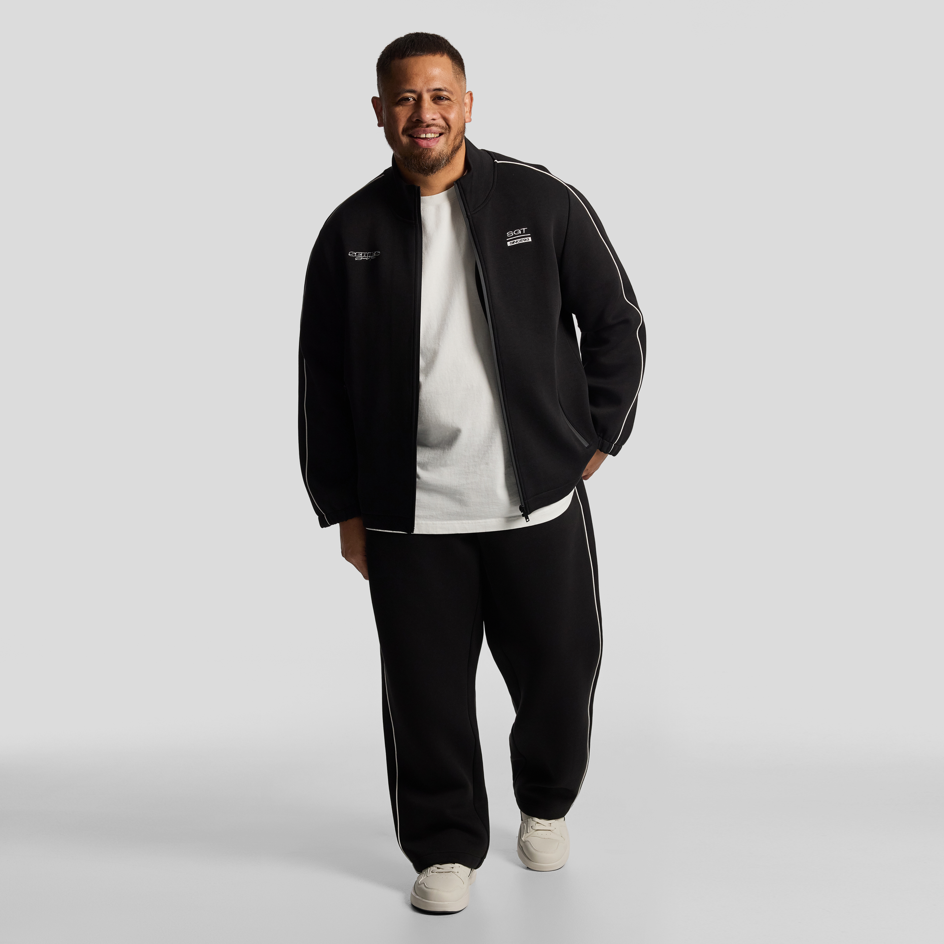Black Series Zip Through Sweat