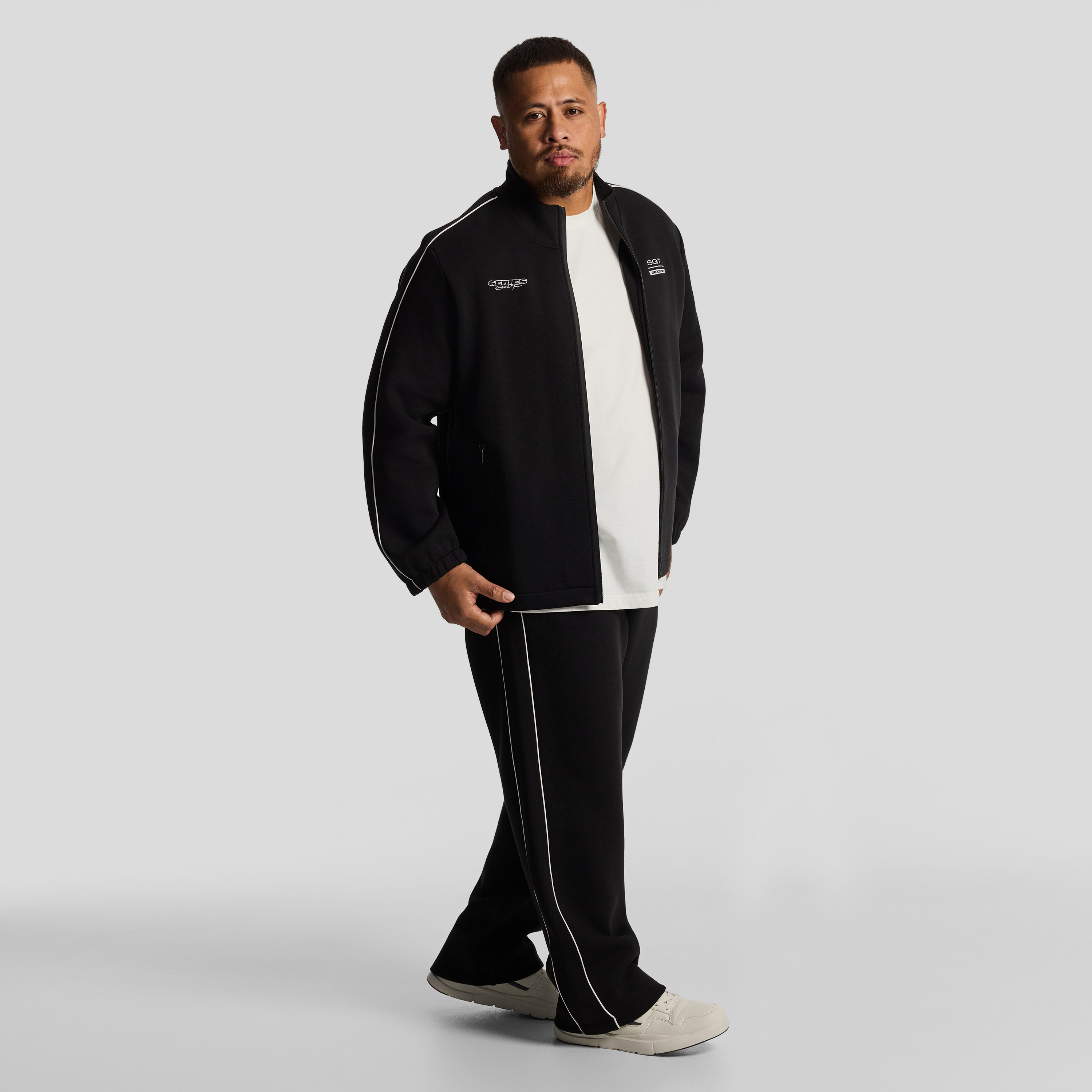 Black Series Zip Through Sweat
