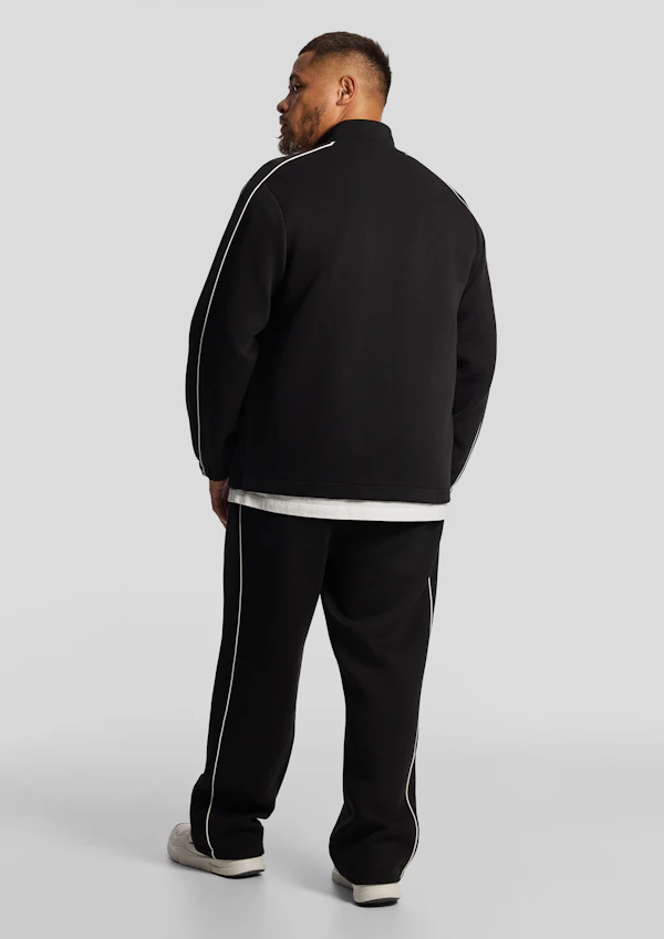 Black Series Zip Through Sweat