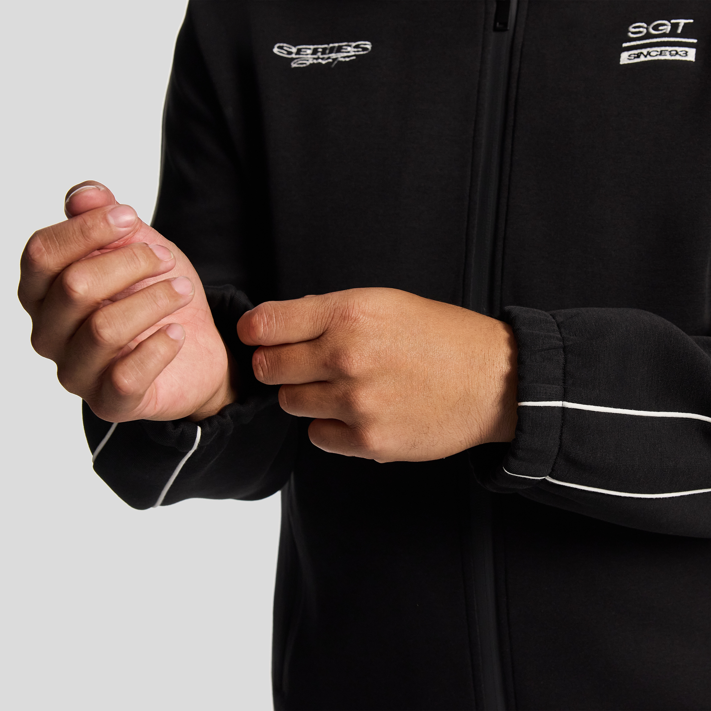 Black Series Zip Through Sweat