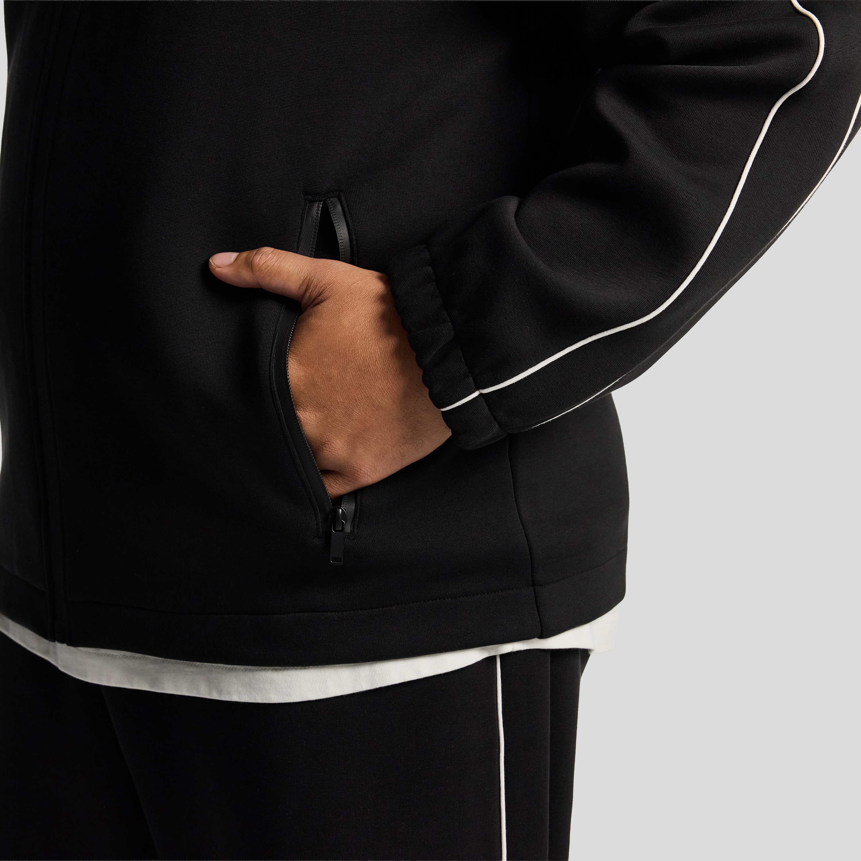 Black Series Zip Through Sweat