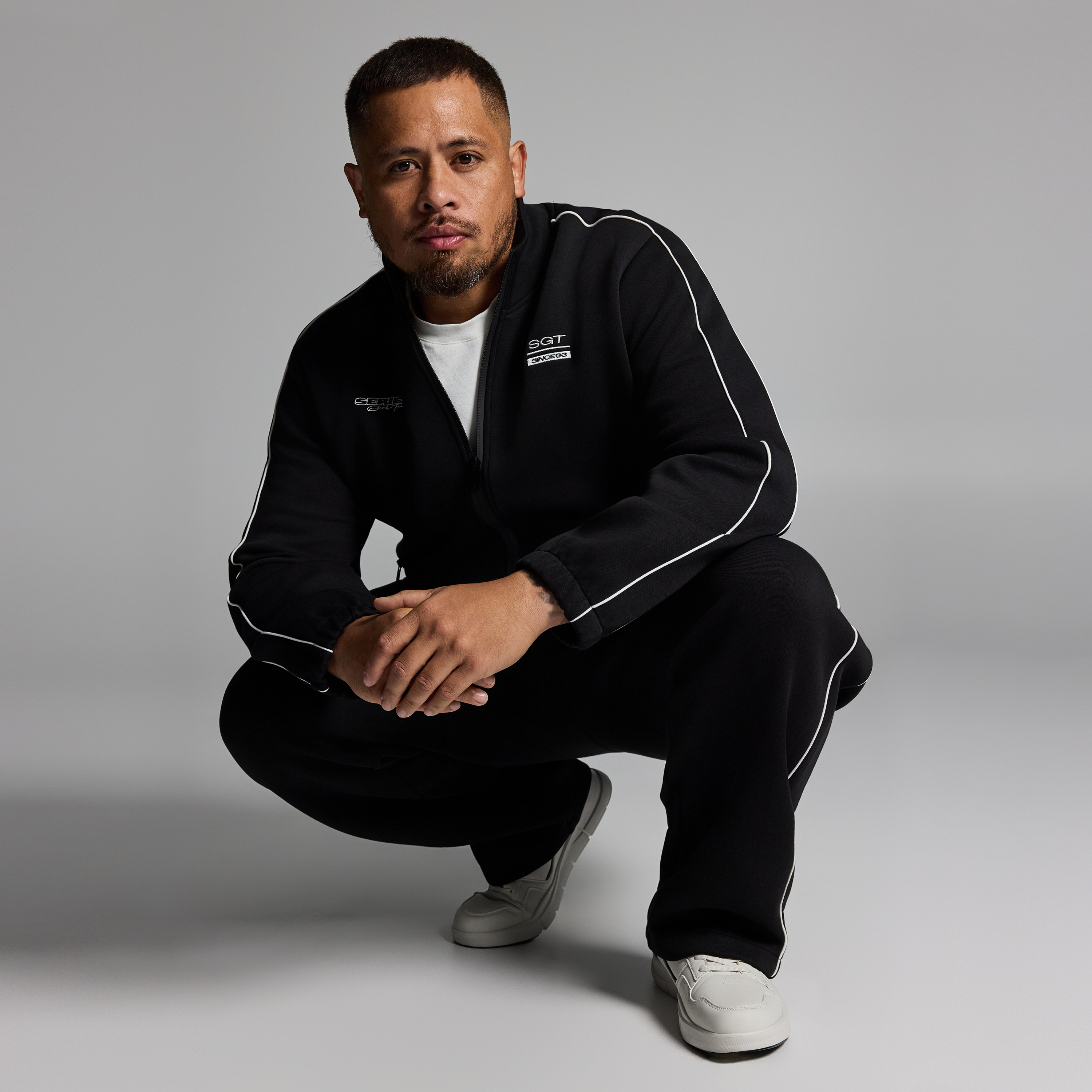 Black Series Zip Through Sweat