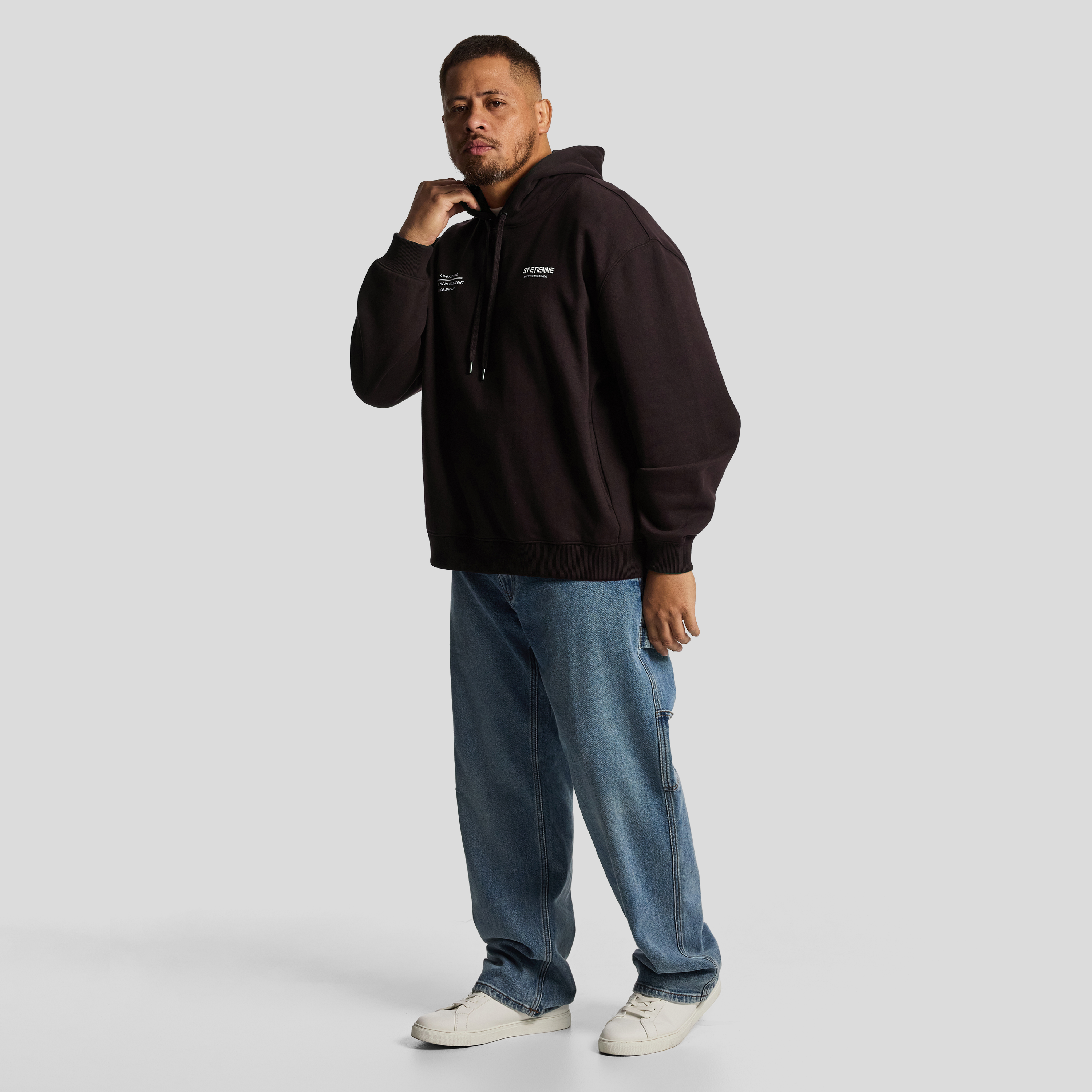 Chocolate Scott Relaxed Pullover Sweat