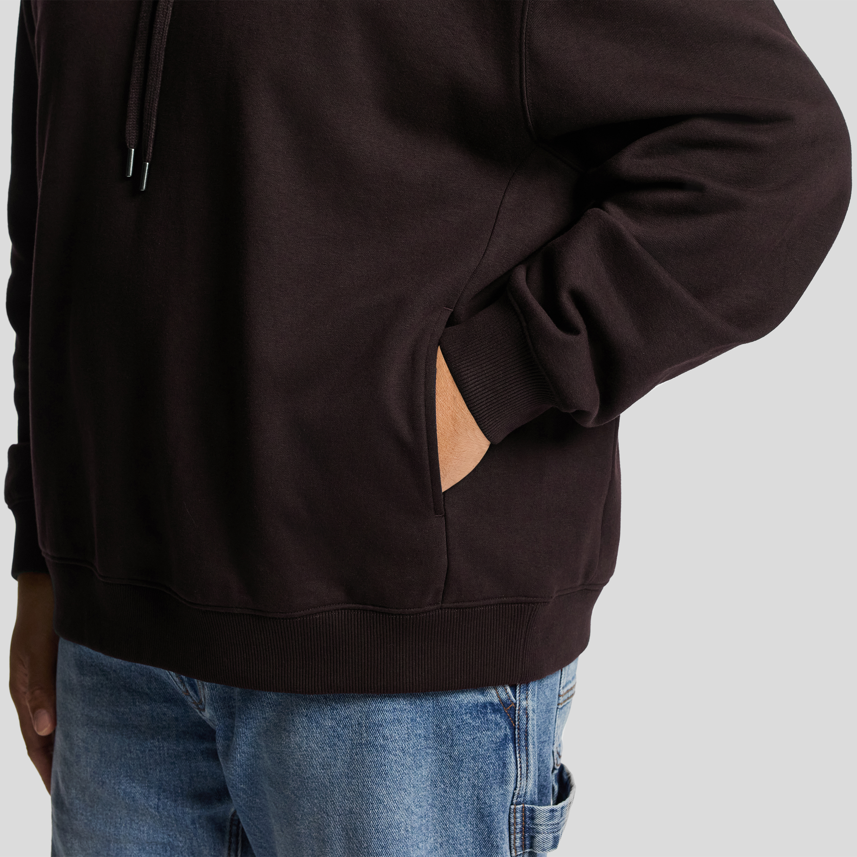 Chocolate Scott Relaxed Pullover Sweat