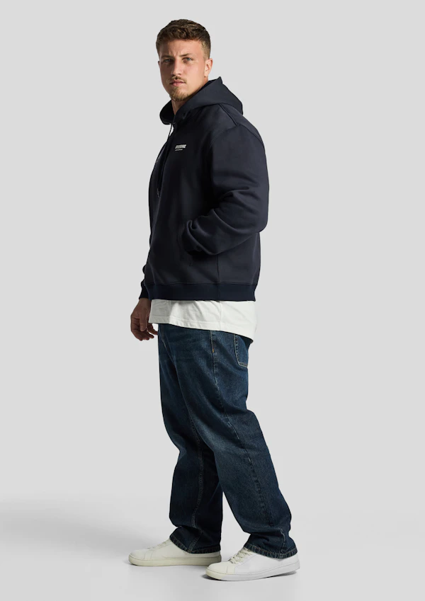 Navy Scott Relaxed Pullover Sweat