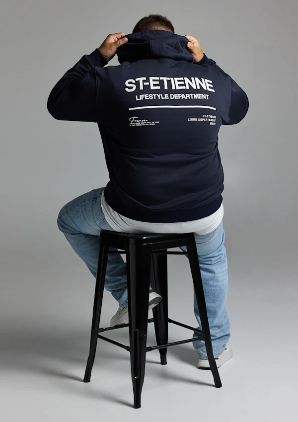 Navy Scott Relaxed Pullover Sweat