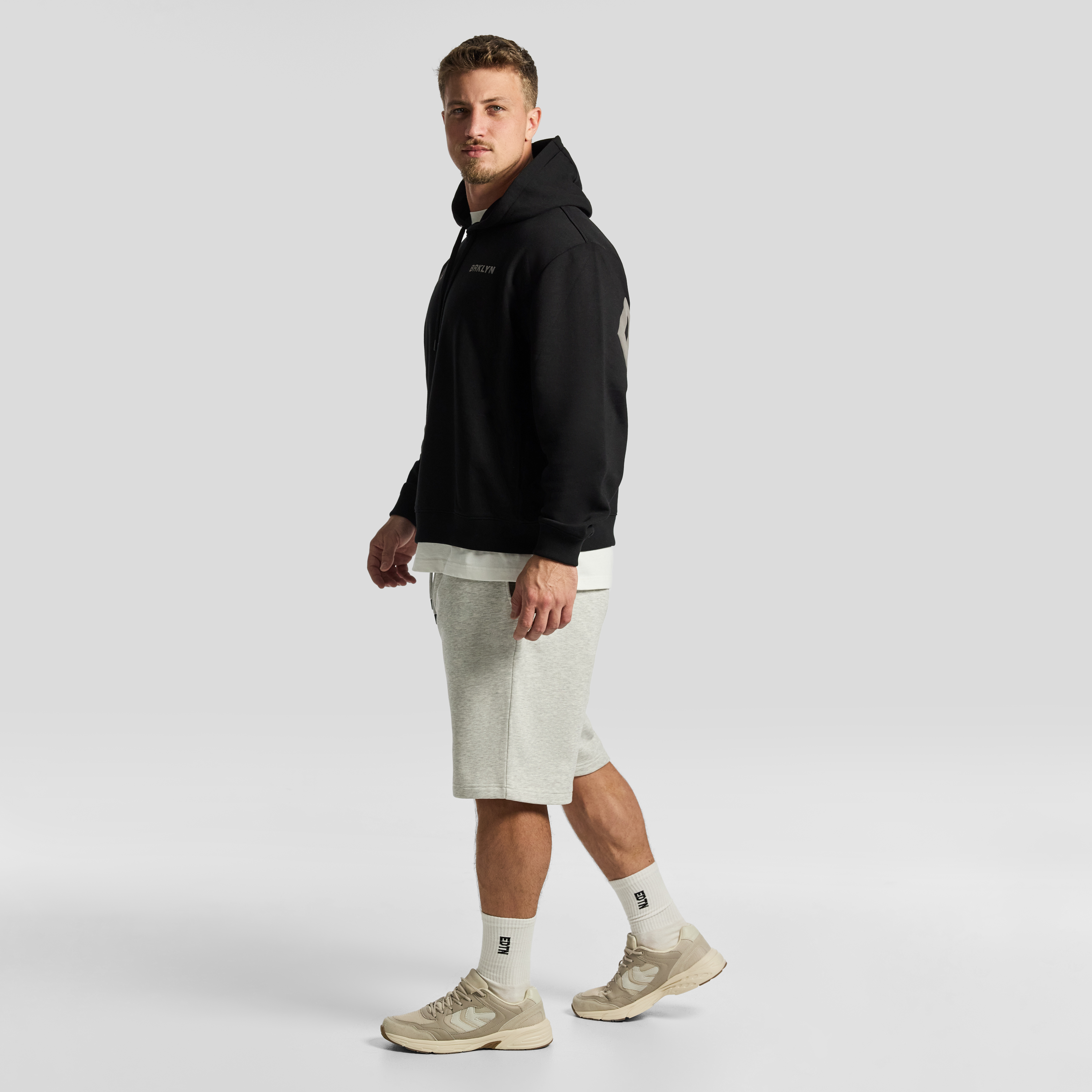 Black Brooklyn Relaxed Pullover Sweat