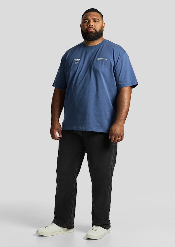 Blue Sven Relaxed Crew Tee
