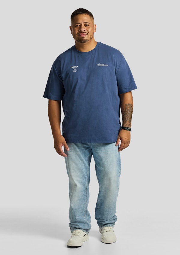 Blue Sven Relaxed Crew Tee