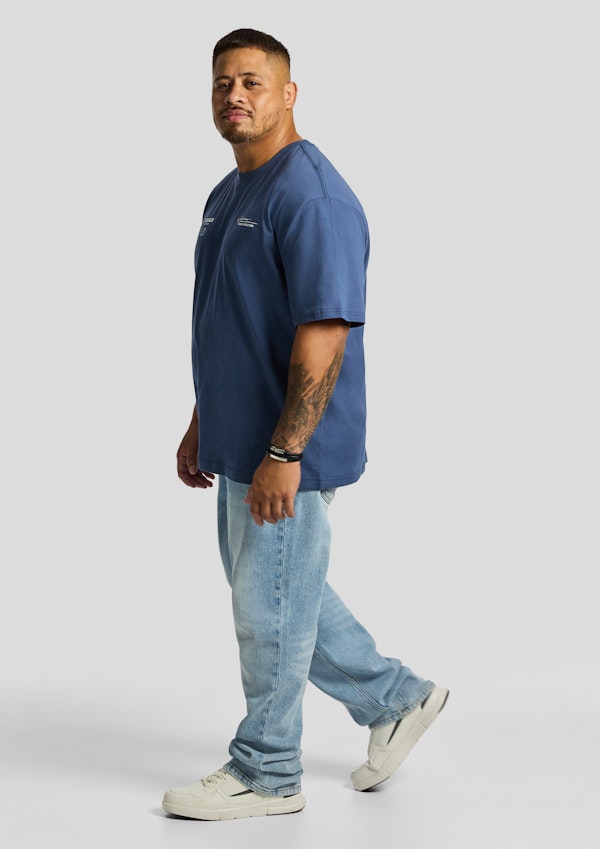 Blue Sven Relaxed Crew Tee