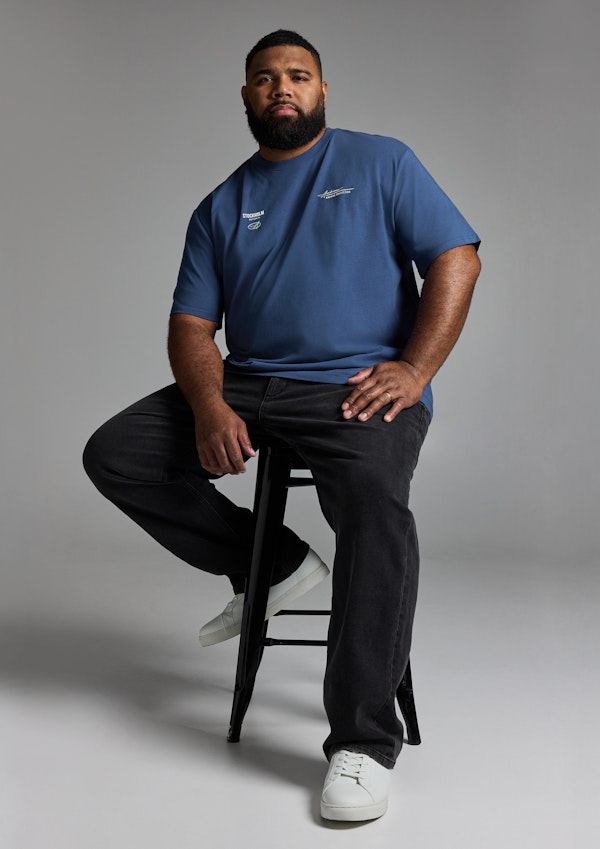 Blue Sven Relaxed Crew Tee