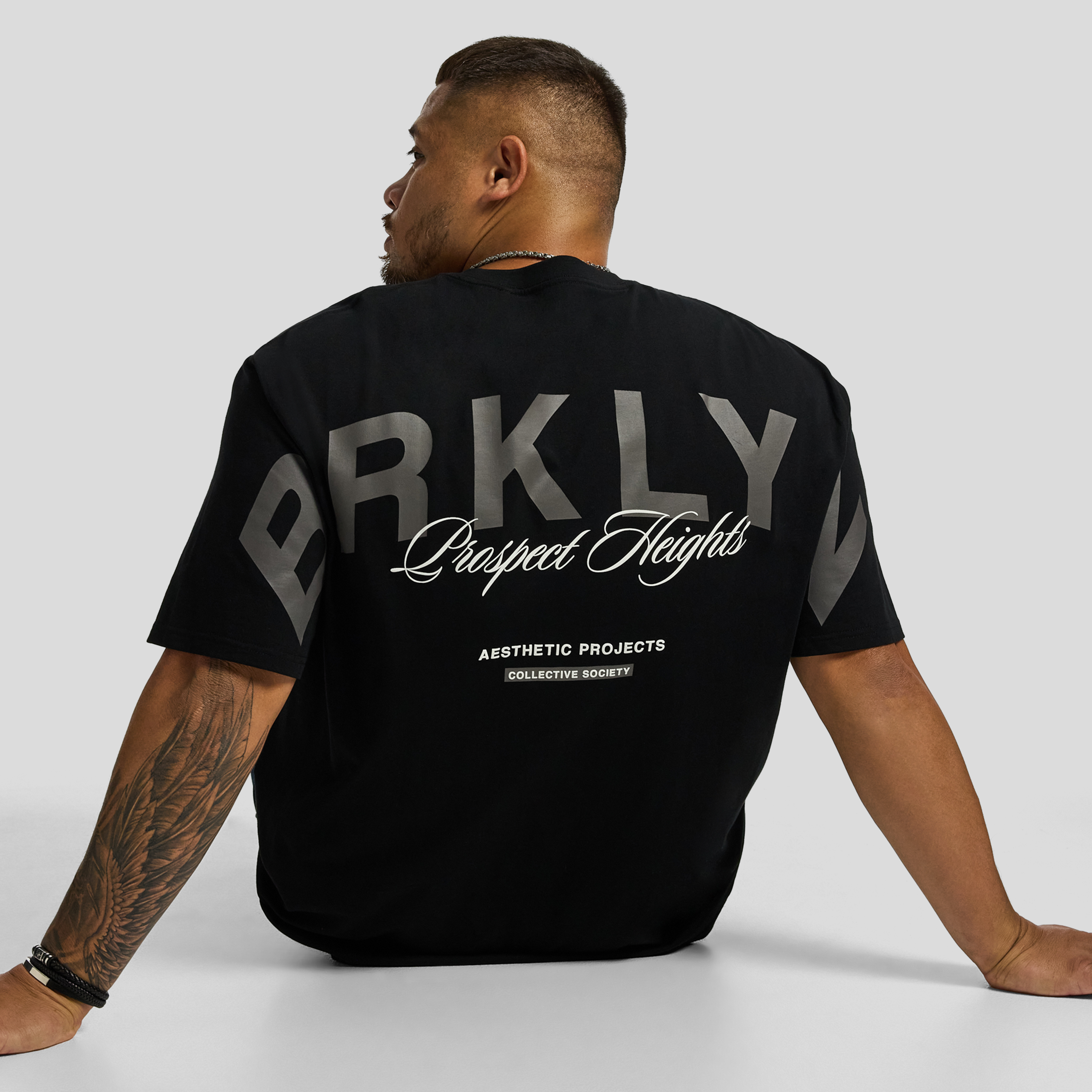 Black Prospect Relaxed Crew Neck Tee