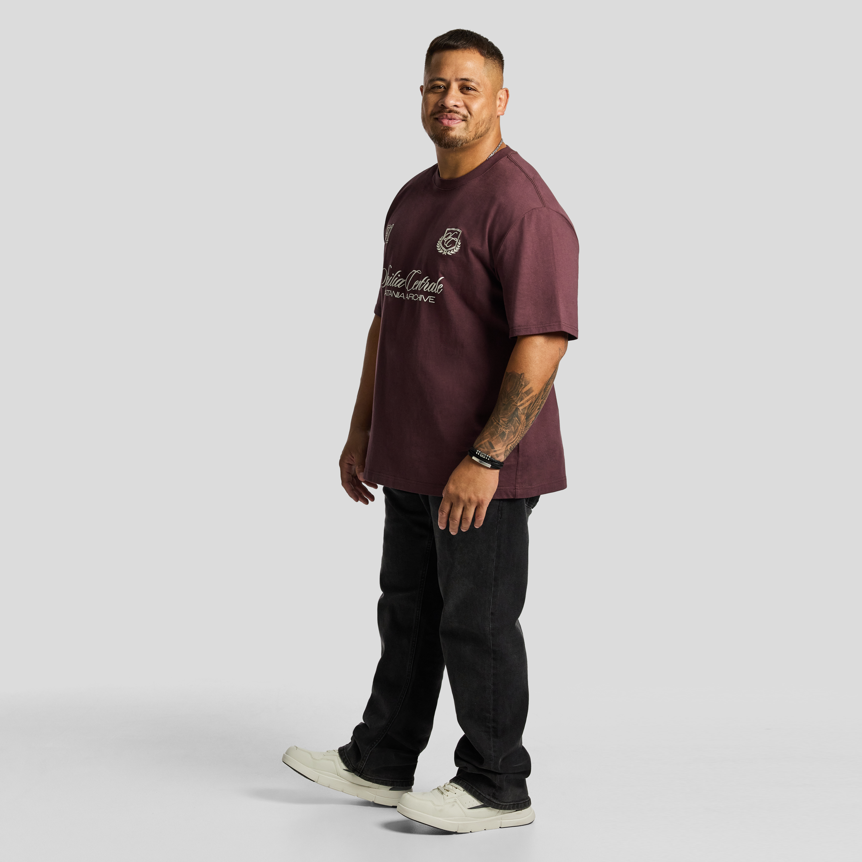 Wine Amsterdam Relaxed Crew Neck Tee