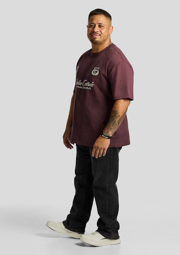 Wine Amsterdam Relaxed Crew Neck Tee