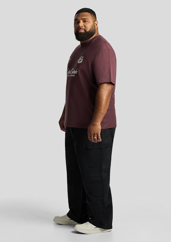 Wine Amsterdam Relaxed Crew Neck Tee