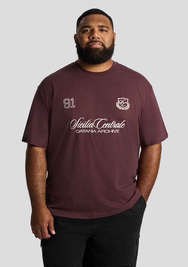 Wine Amsterdam Relaxed Crew Neck Tee