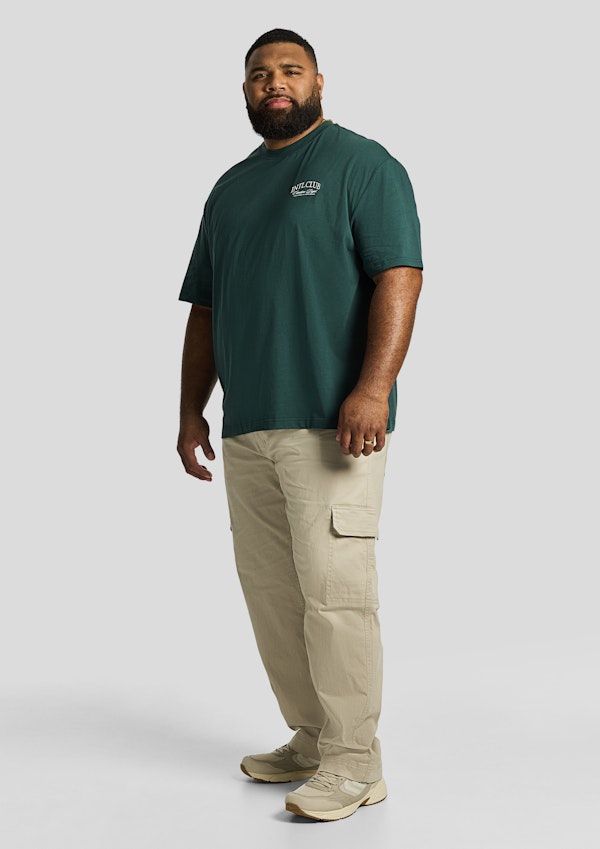 Dark Green Club Relaxed Crew Neck Tee