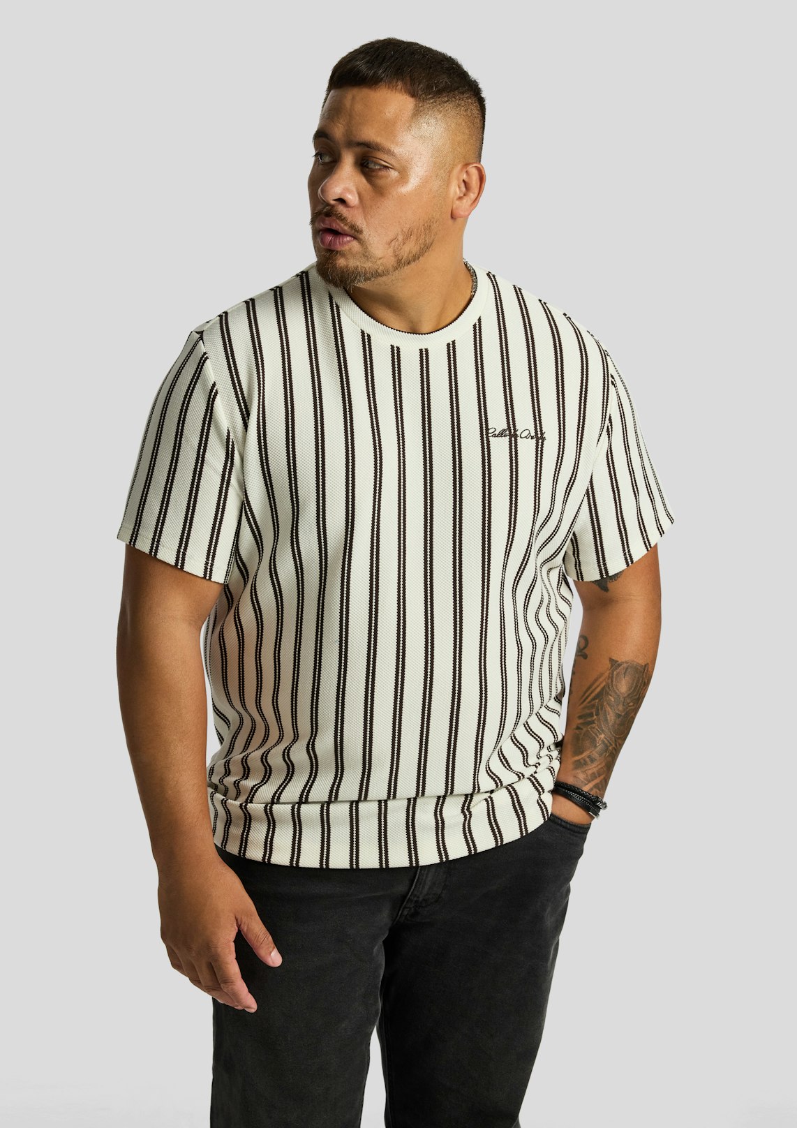 Lucan Stripe Crew Tee