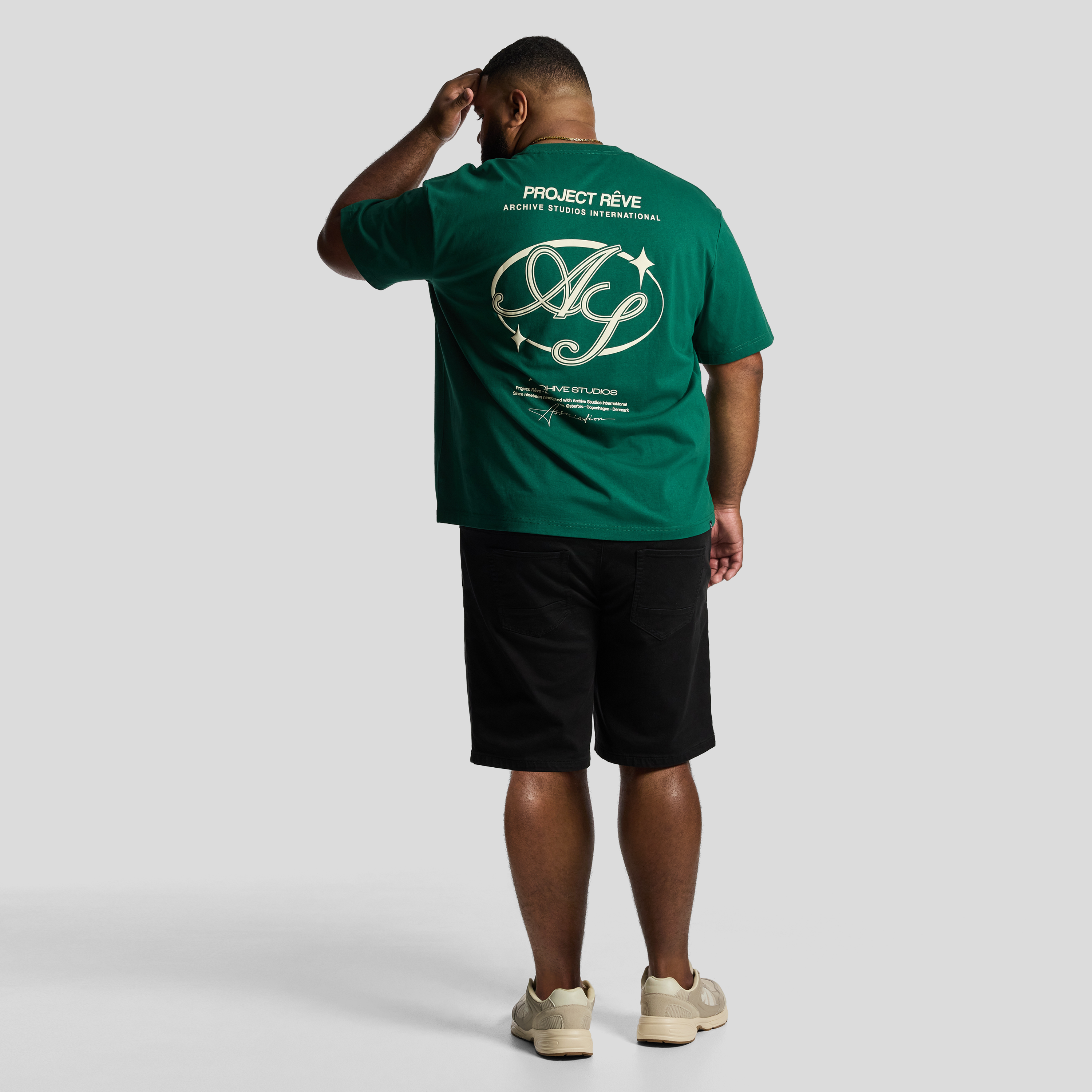 Green Archive Relaxed Crew Tee