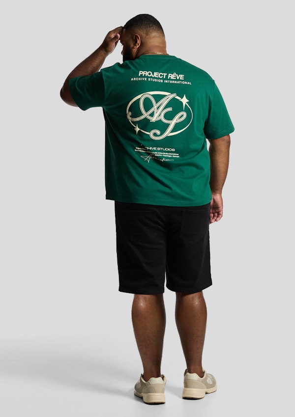 Green Archive Relaxed Crew Tee