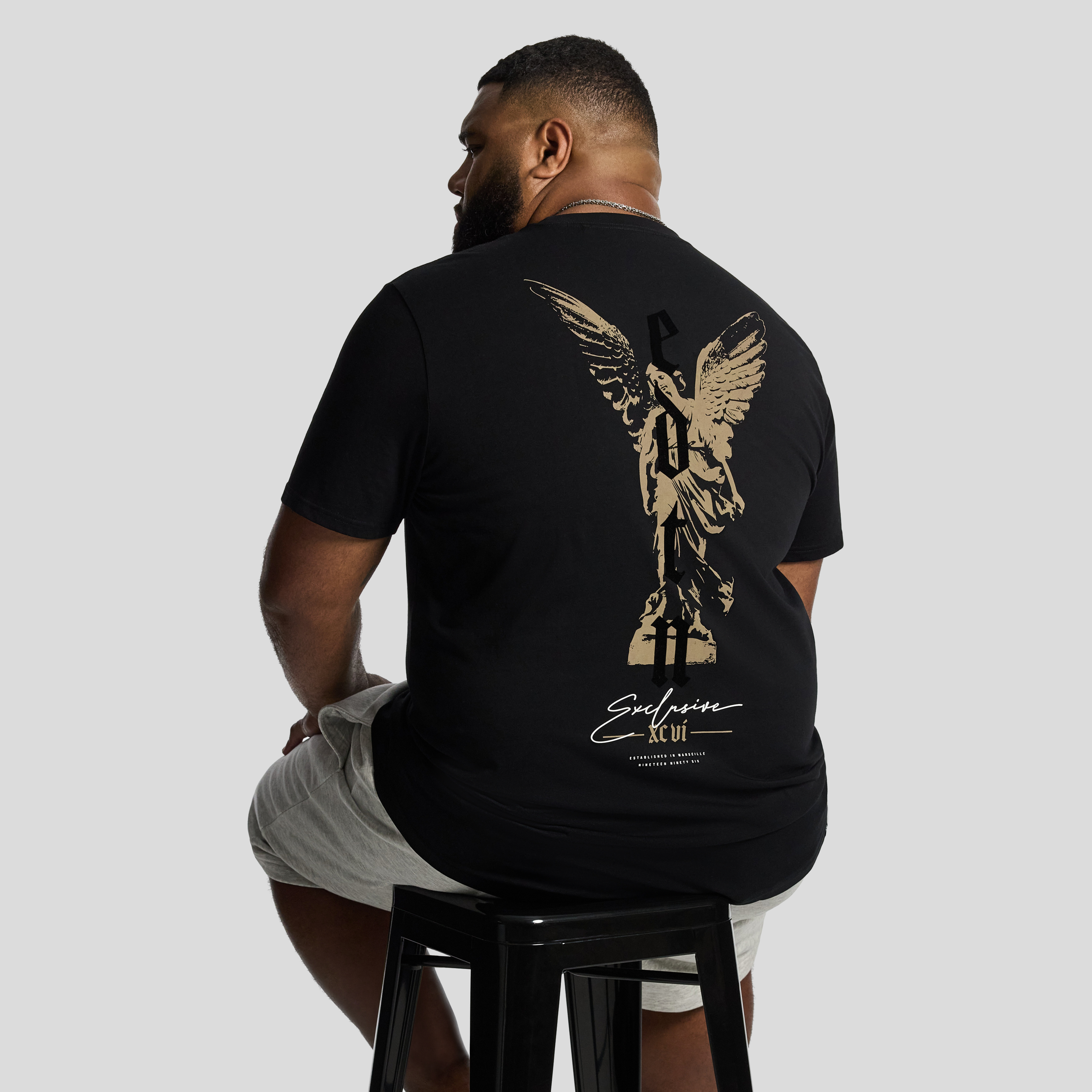 Angel Longline Crew Tee