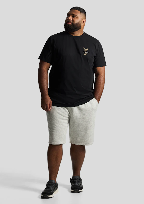 Black Angel Longline Crew Tee