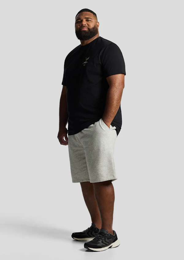 Black Angel Longline Crew Tee