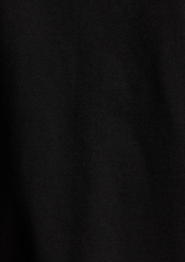 Black Cantona Relaxed Crew Tee