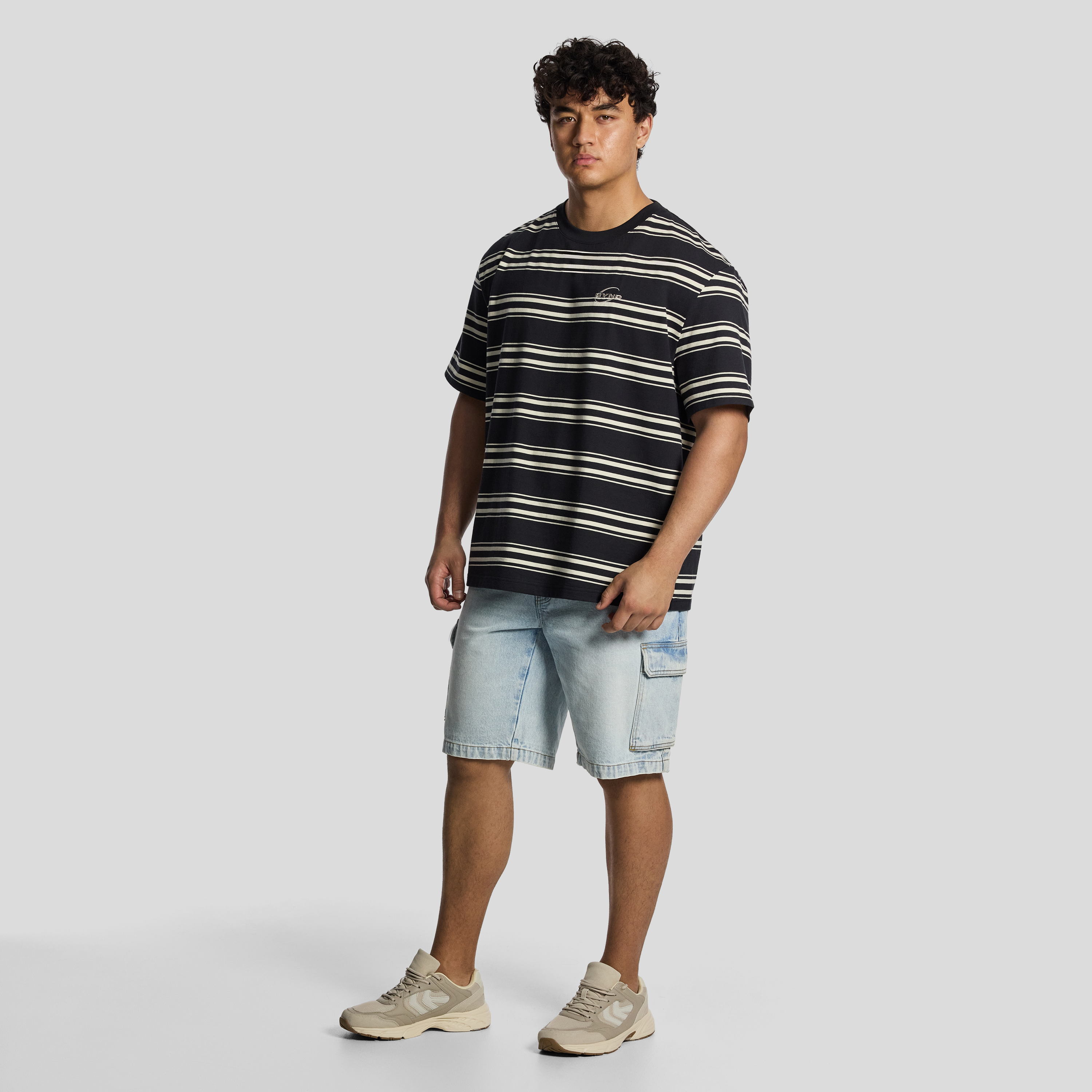 Black Howie Relaxed Crew Tee