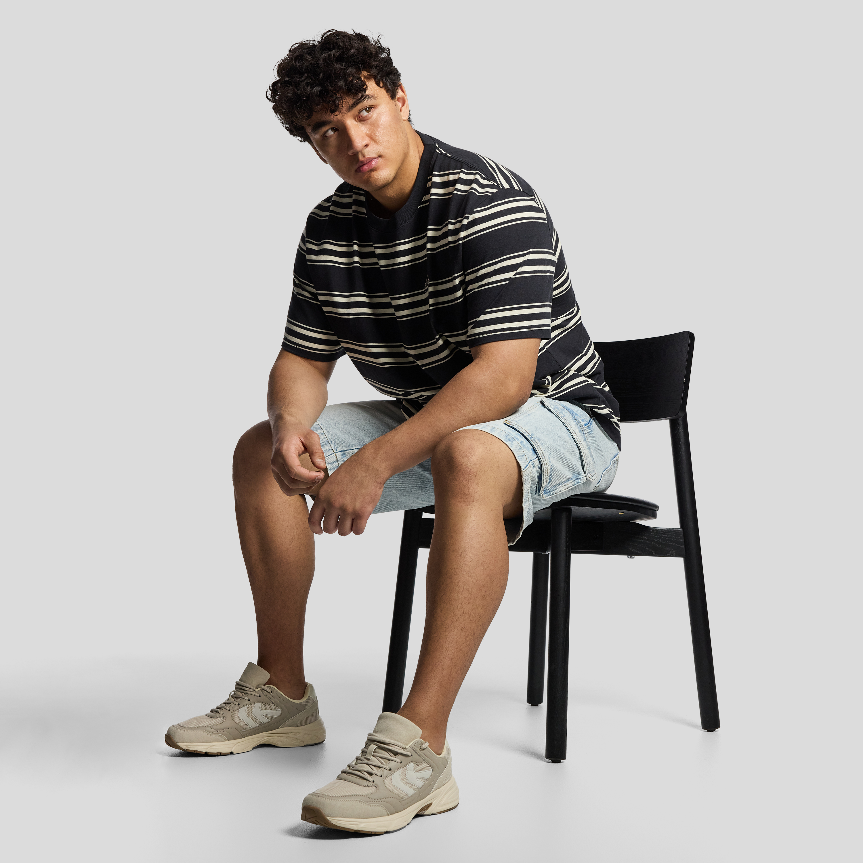 Black Howie Relaxed Crew Tee