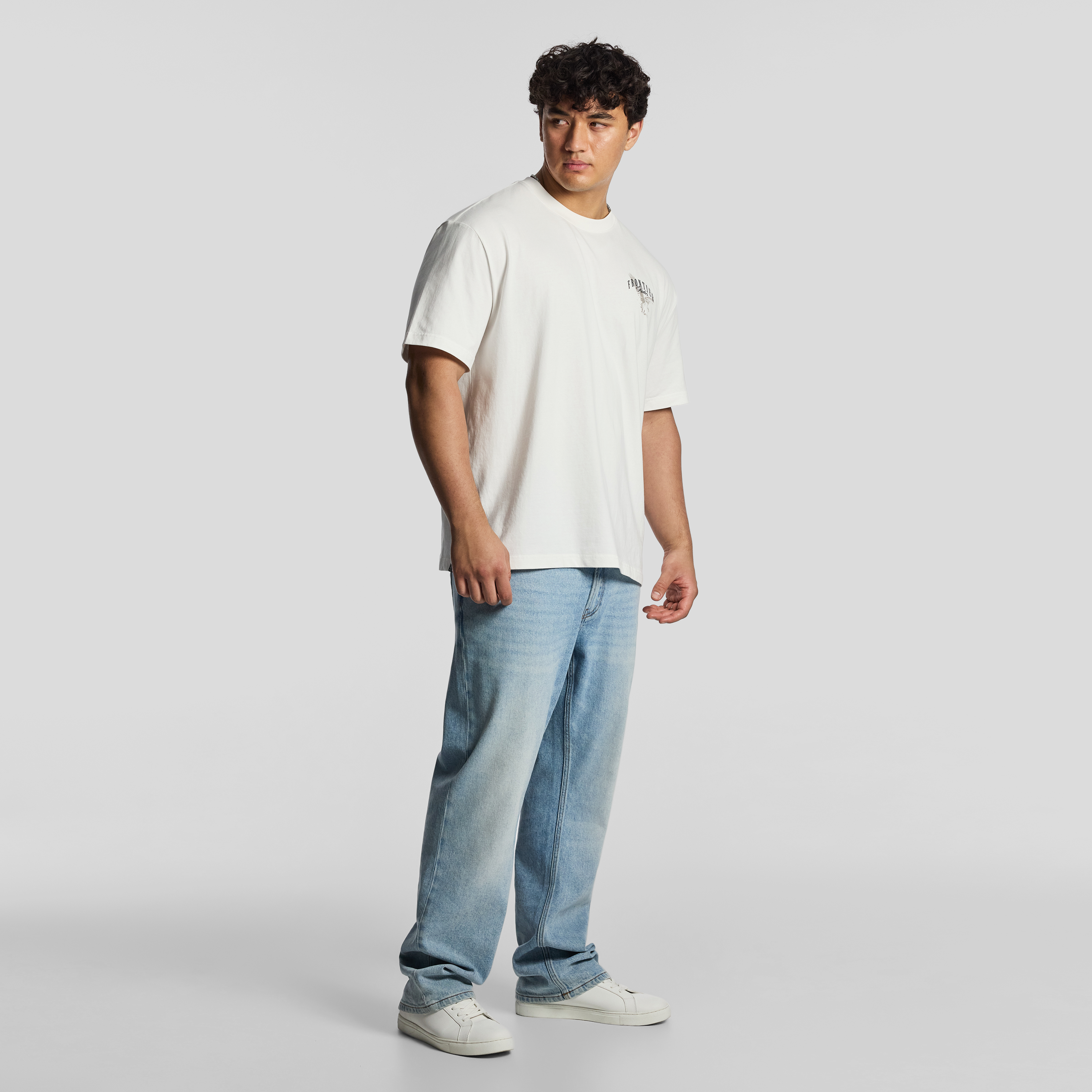 Off White Frontier Relaxed Crew Tee