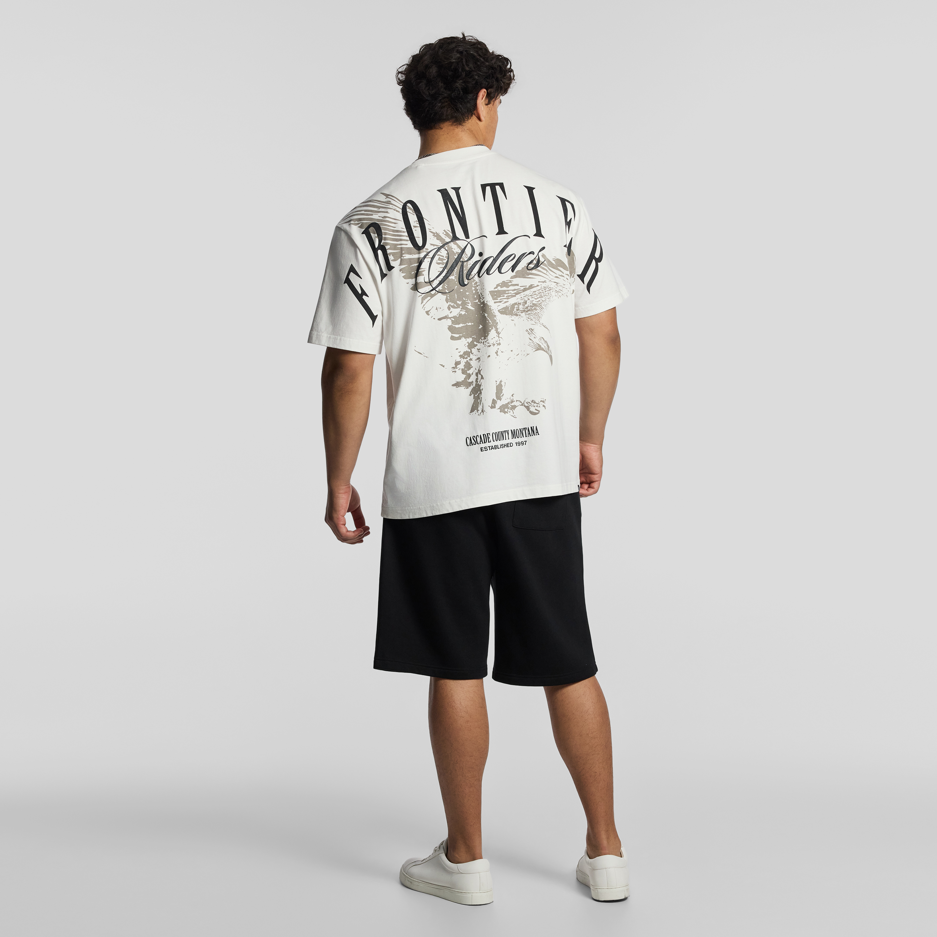 Off White Frontier Relaxed Crew Tee