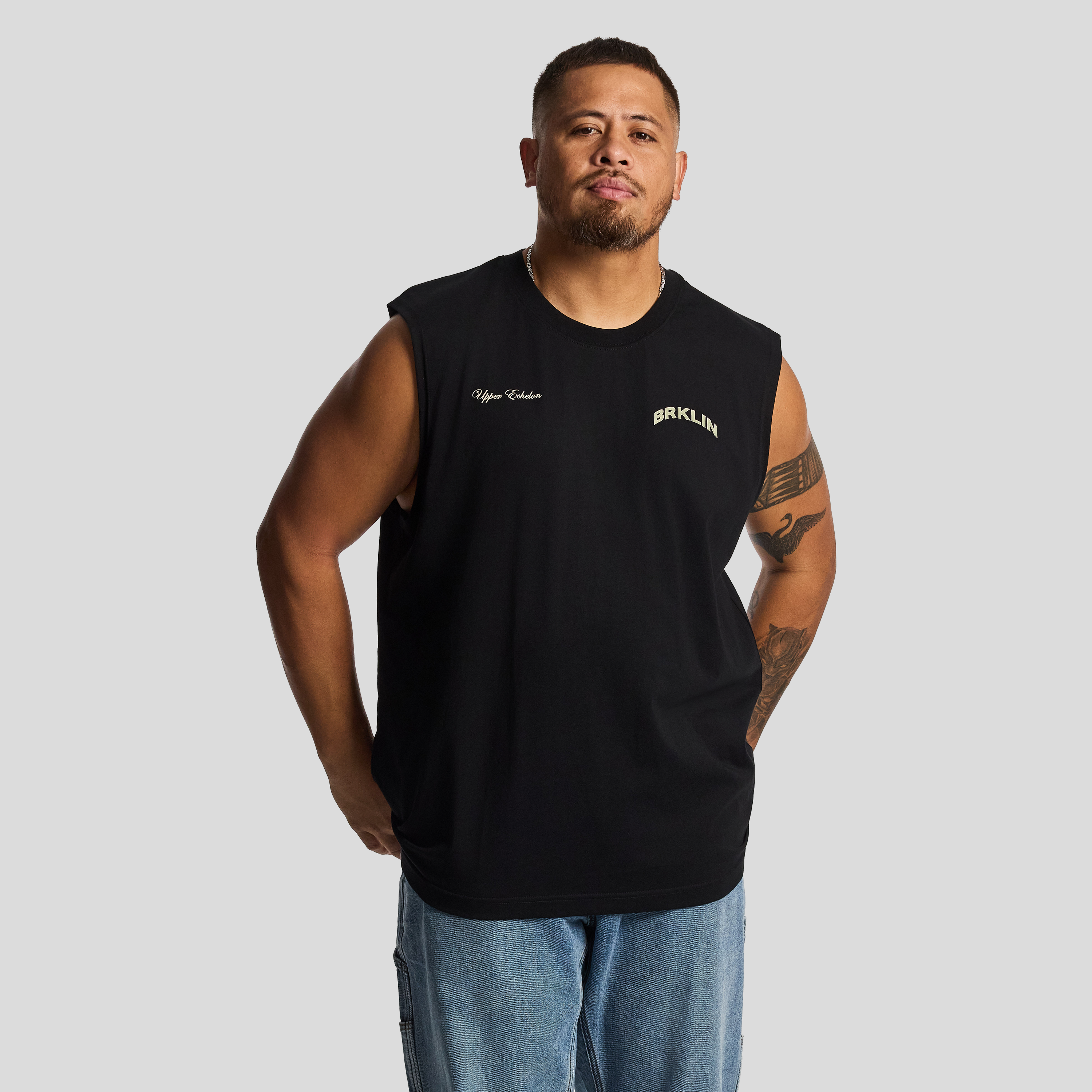 Black Floyd Graphic Sleeveless Tee