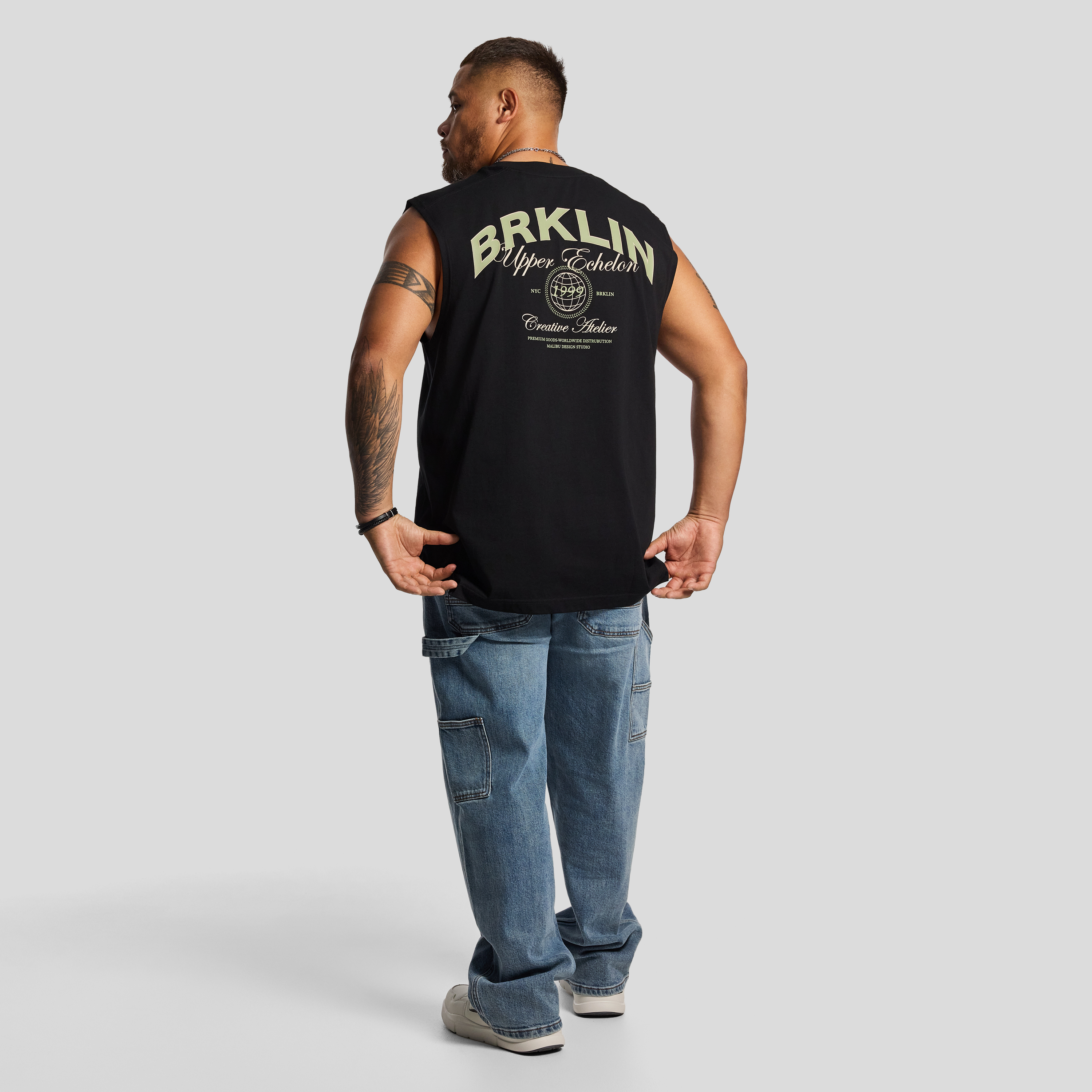 Black Floyd Graphic Sleeveless Tee