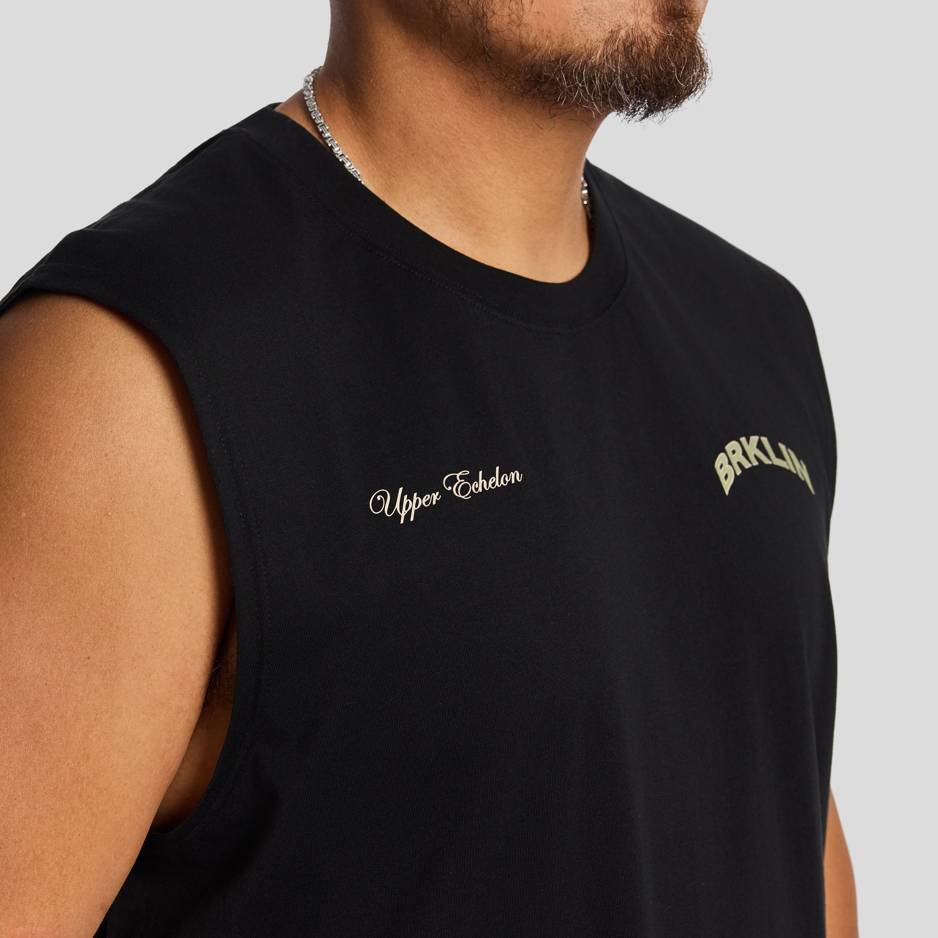 Black Floyd Graphic Sleeveless Tee
