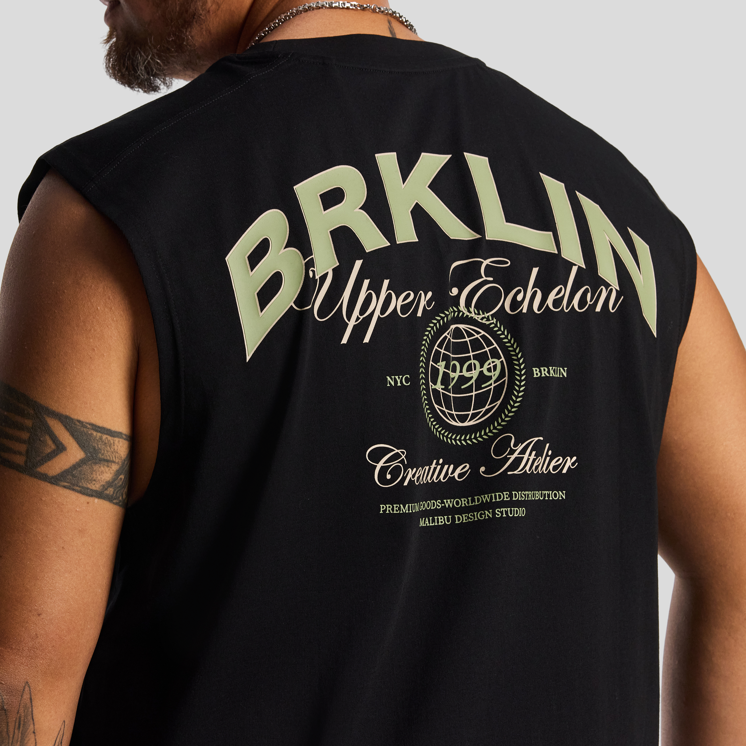 Black Floyd Graphic Sleeveless Tee