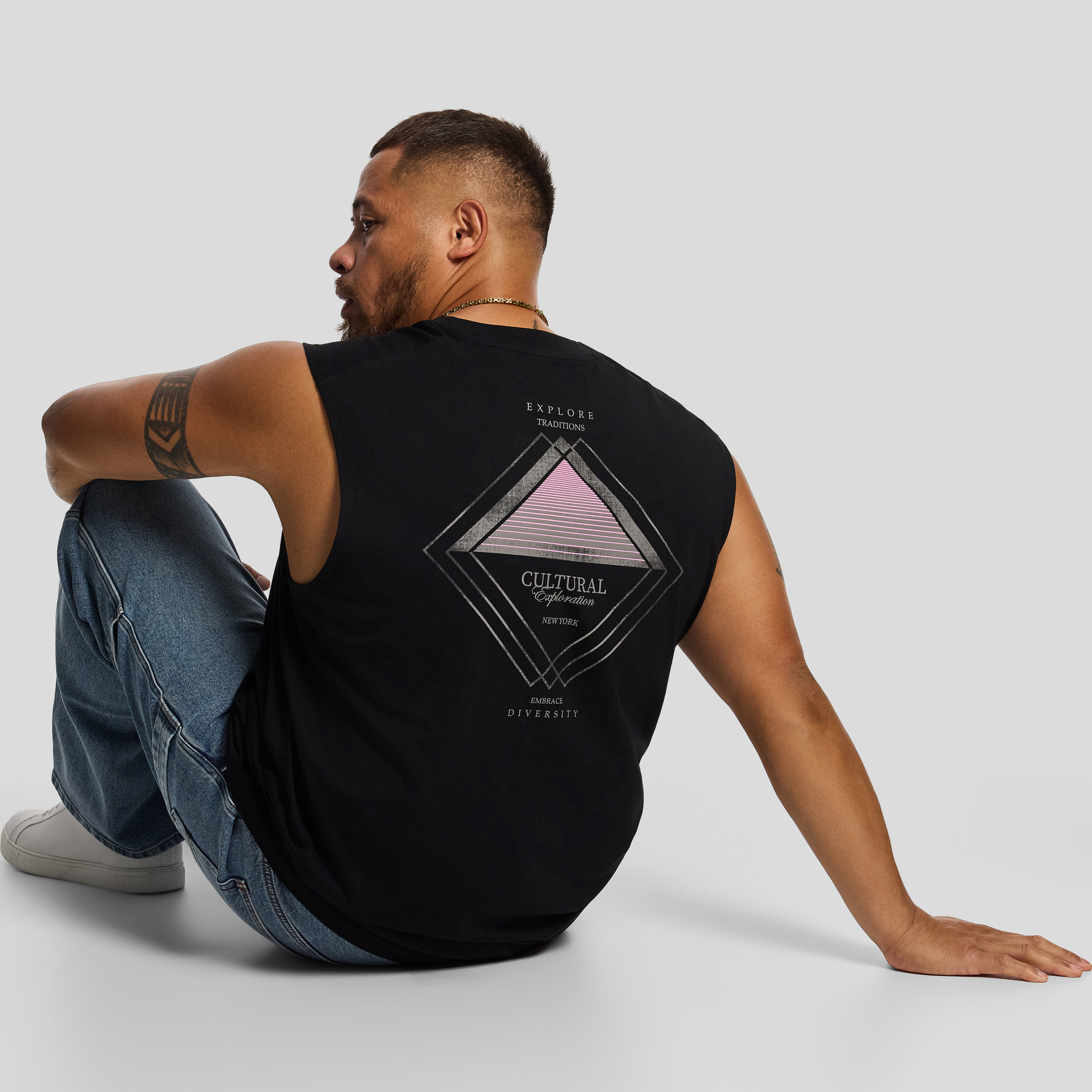 Bodhi Graphic Sleeveless Tee
