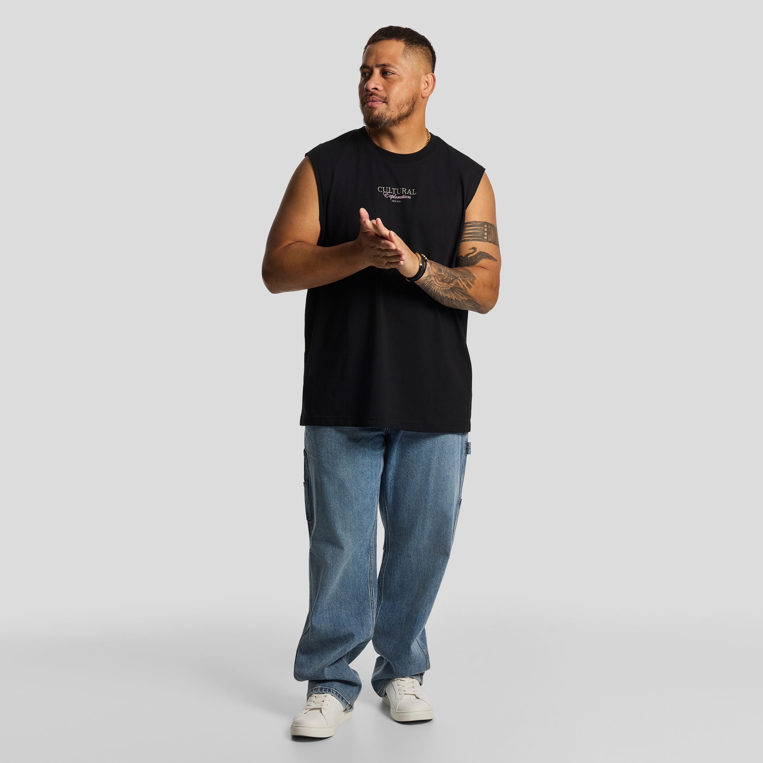 Black Bodhi Graphic Sleeveless Tee
