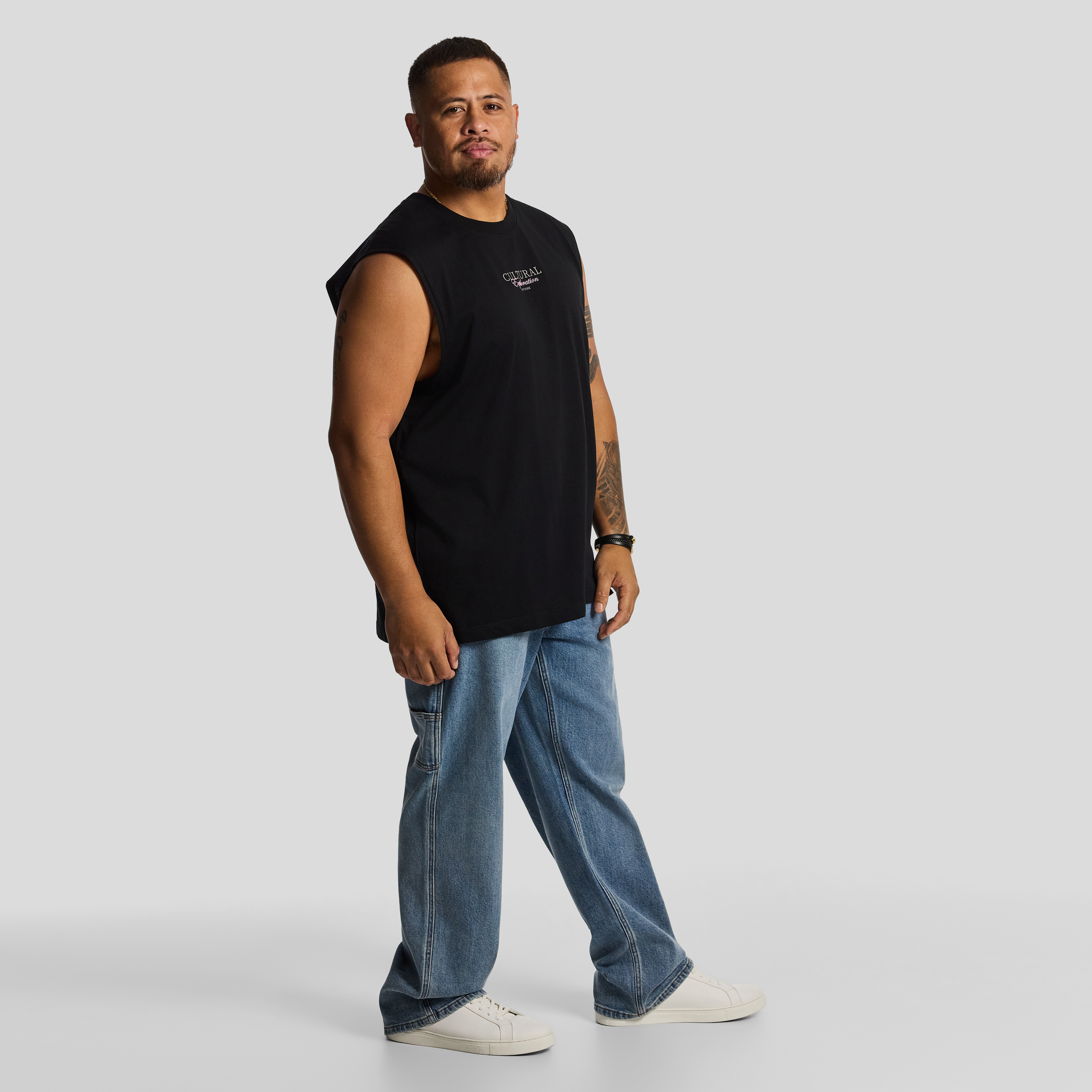 Black Bodhi Graphic Sleeveless Tee