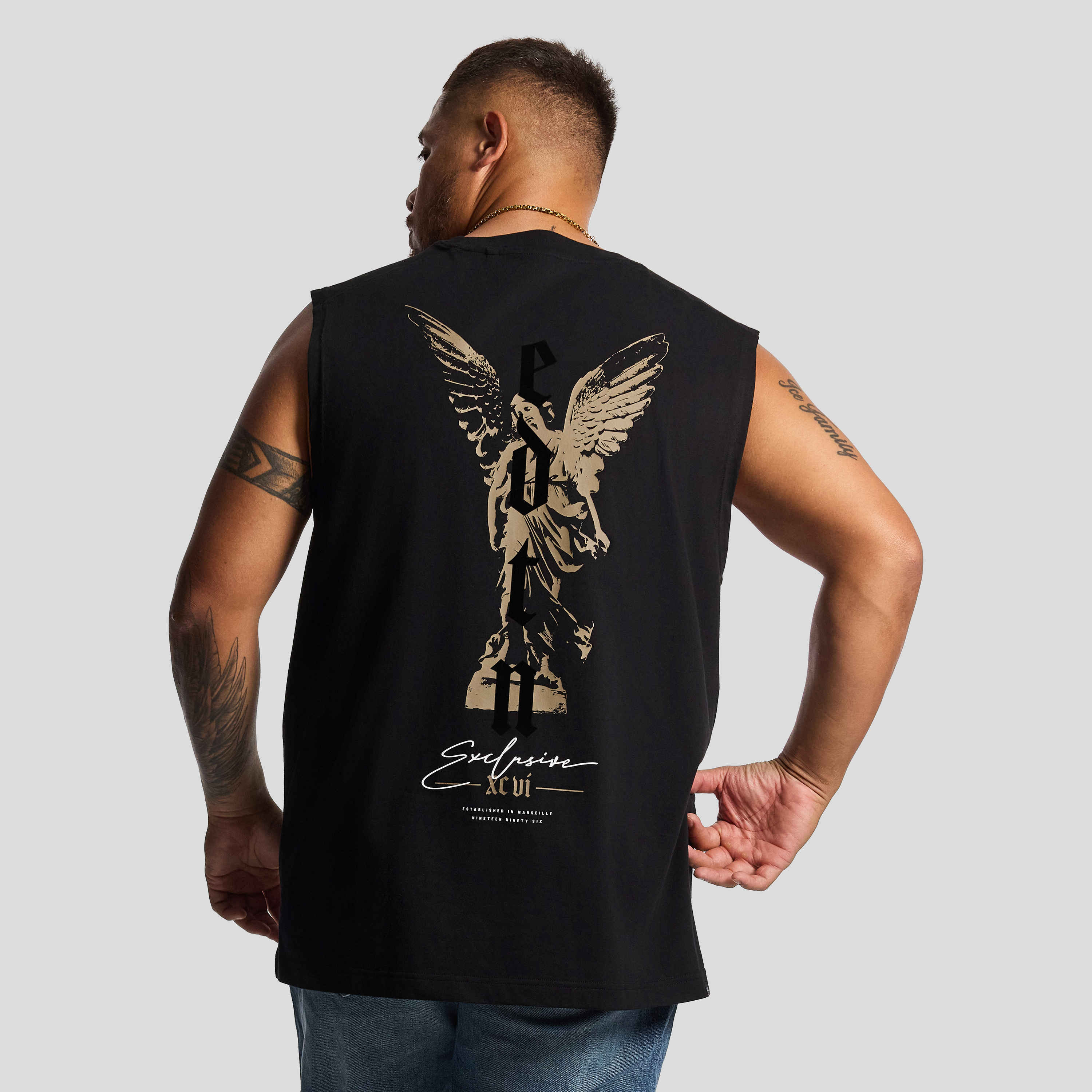 Angel Graphic Sleeveless Tee