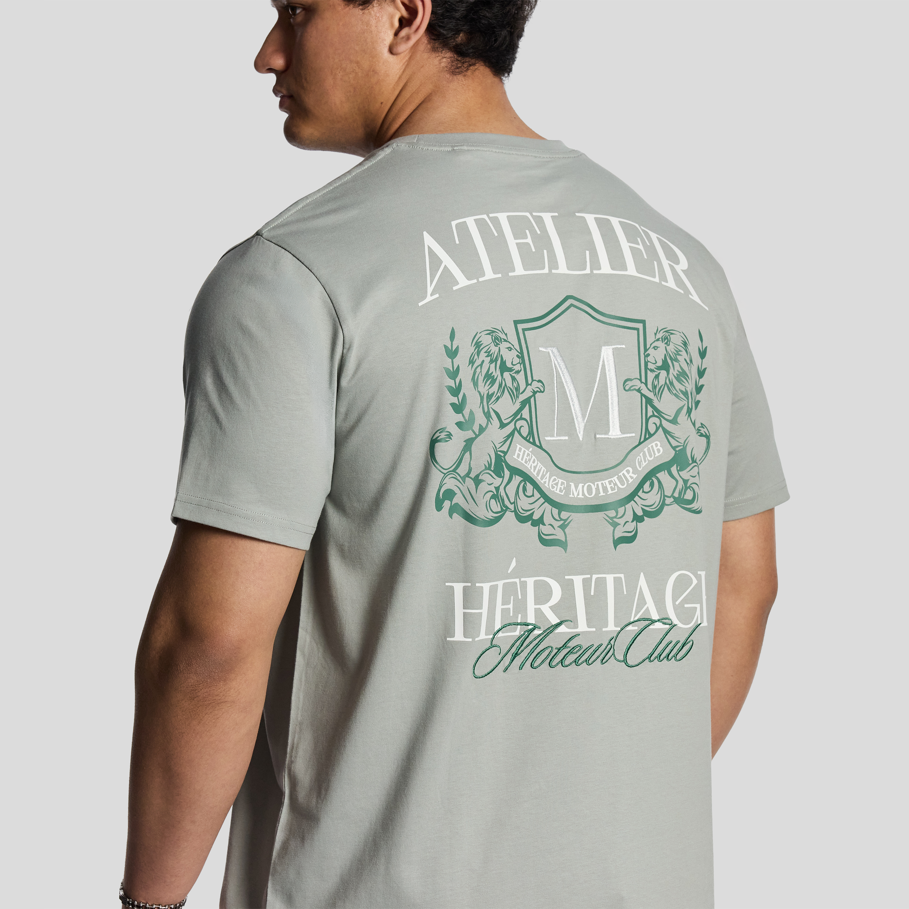 Sage Green Atelier Longline Tee