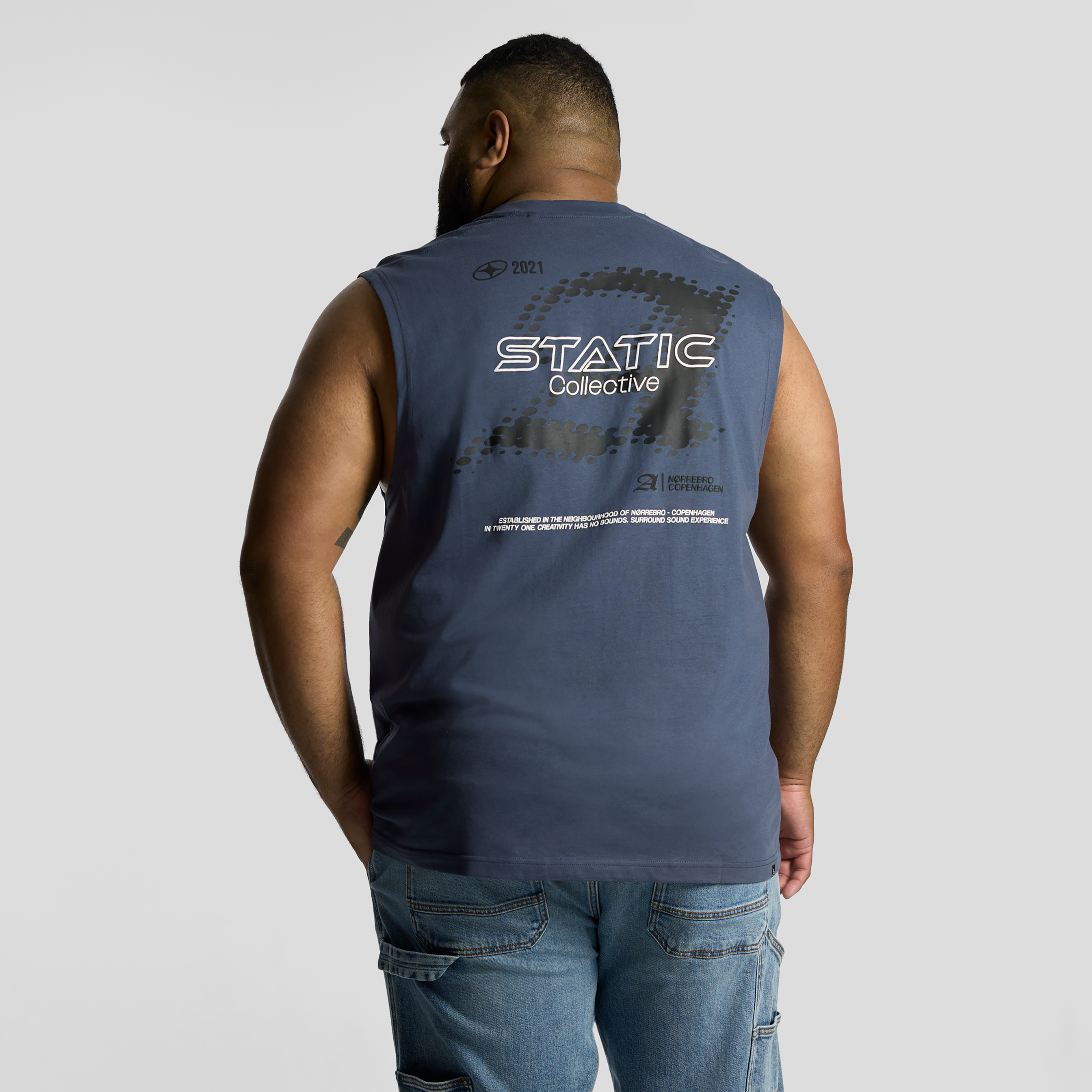 Static Sleeveless Tee