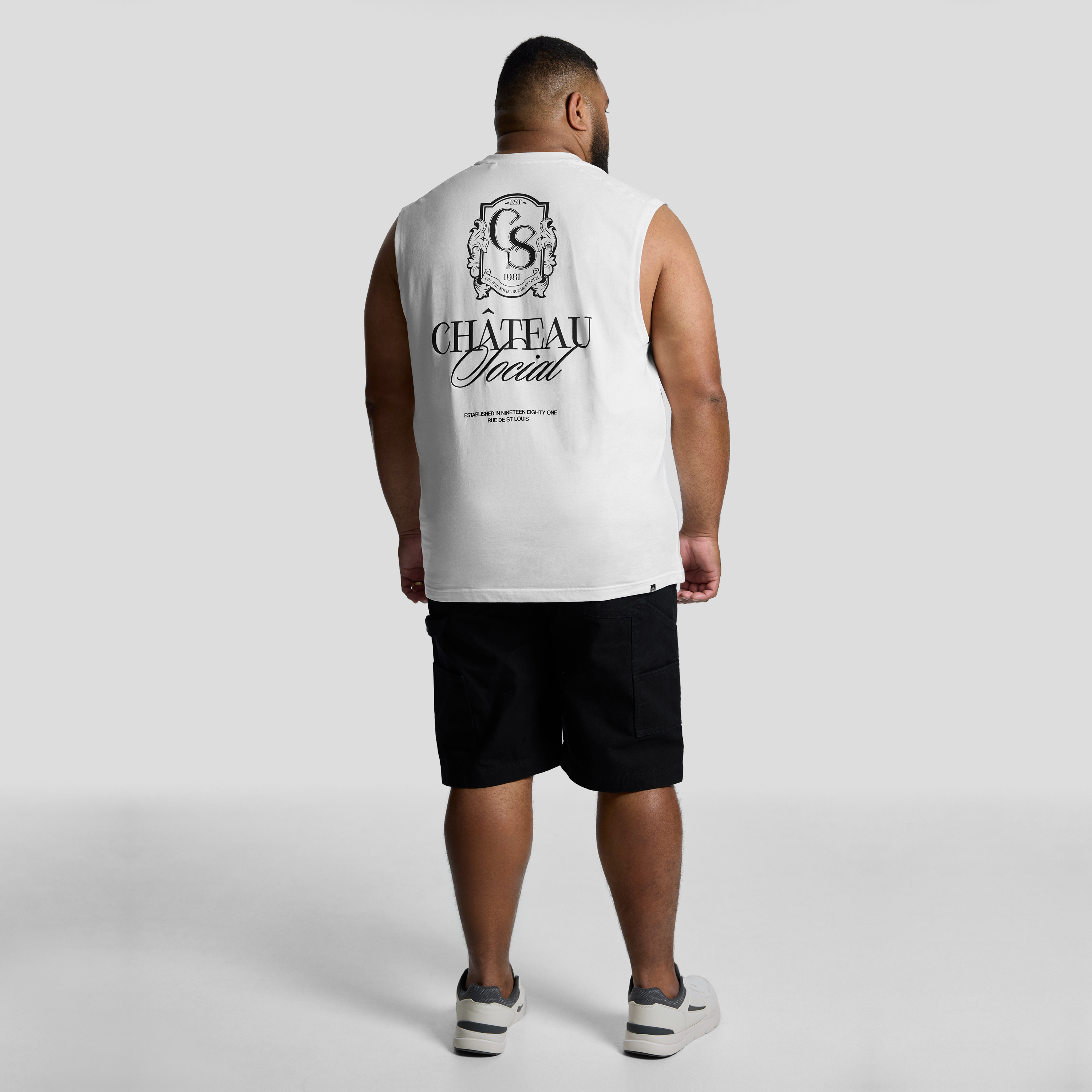 White Chateau Sleeveless Tee